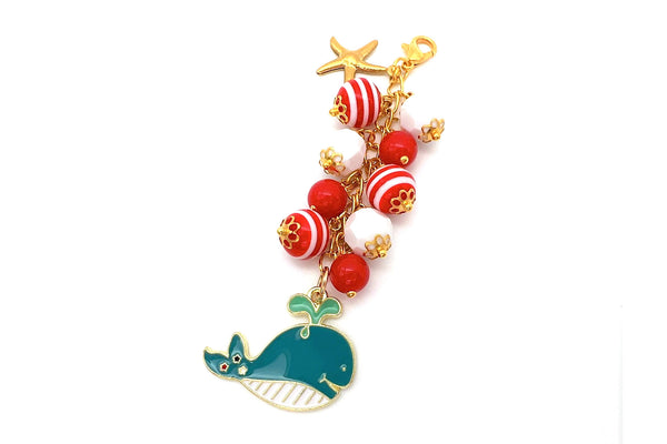 Whale Charm Clip
