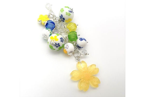 Flower Travelers Notebook Charm Clip