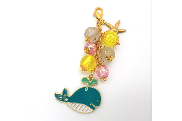Whale Charm Clip