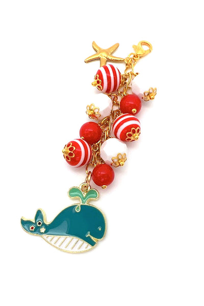 Whale Charm Clip