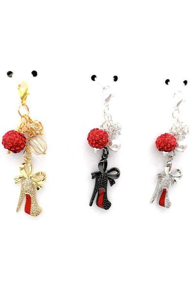 Red Bottom Shoe Charm Clip