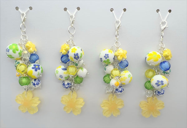 Flower Travelers Notebook Charm Clip