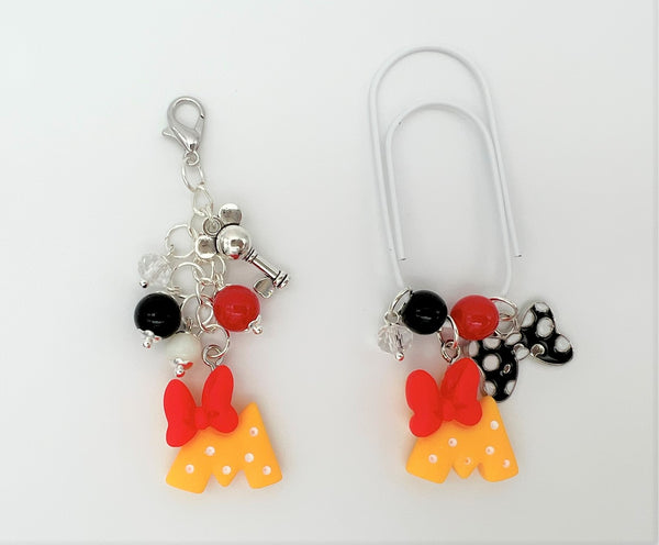 Disney Minnie Charm Clip or Paperclip