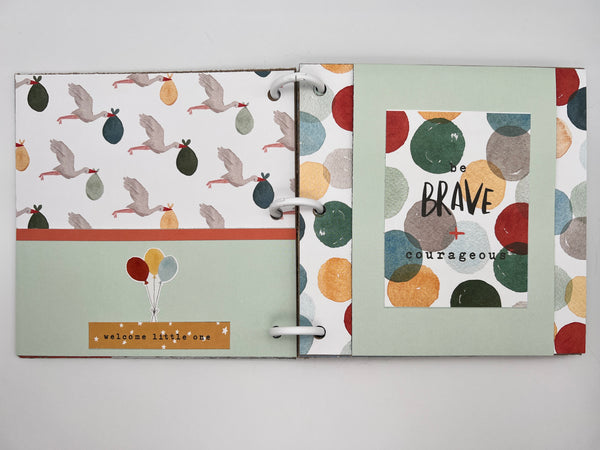 Baby Boy Scrapbook Photo Album Gift