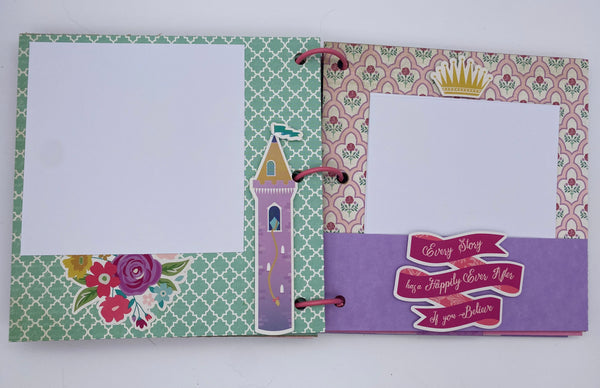 Premade Princess Scrapbook Photo Album