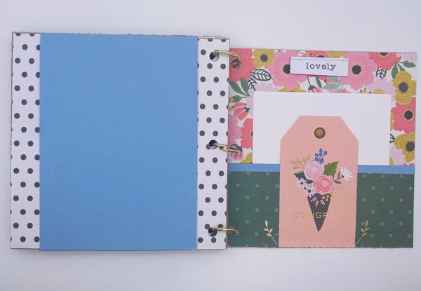 Premade Bridal Shower, Wedding Scrapbook Photo Album