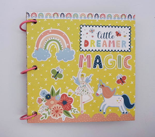 Premade Girl Scrapbook Photo Album