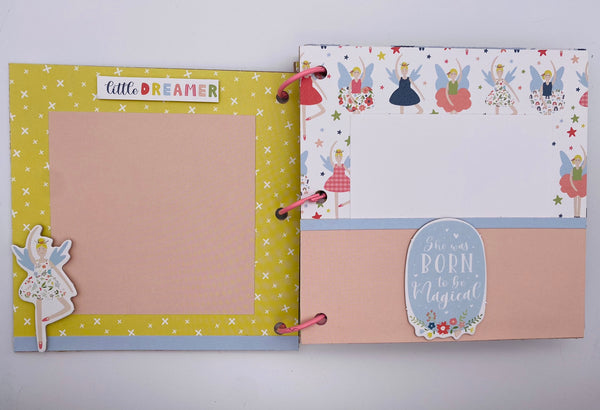 Premade Girl Scrapbook Photo Album