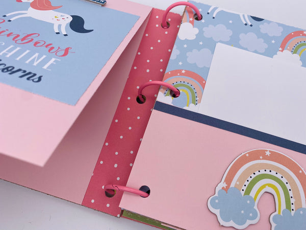 Premade Girl Scrapbook Photo Album