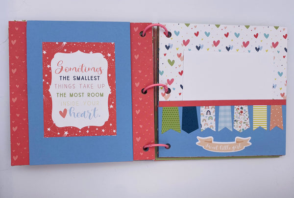 Premade Girl Scrapbook Photo Album