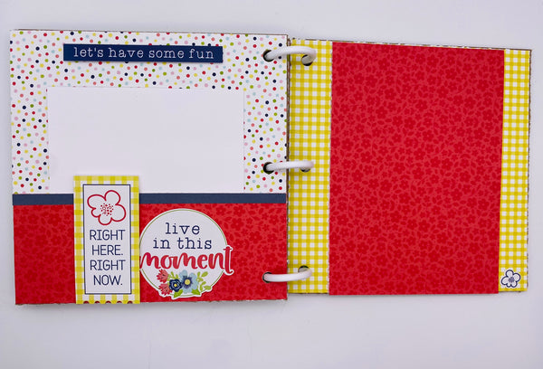 Premade Kid Scrapbook Photo Album