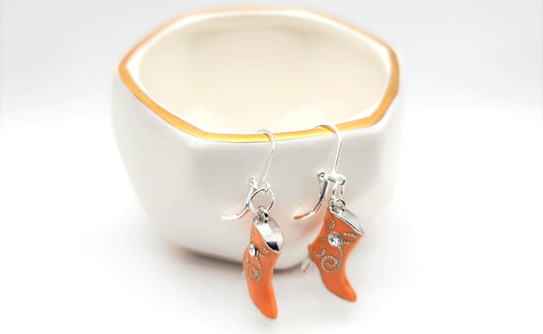 Cowgirl Cowboy Boot Earrings