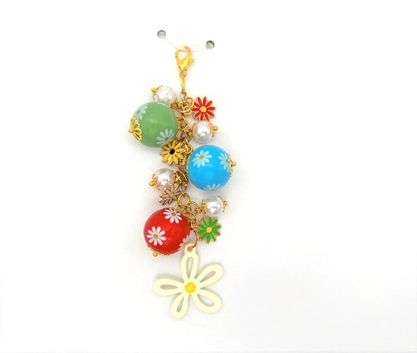 Flower Daisy Charm Clip