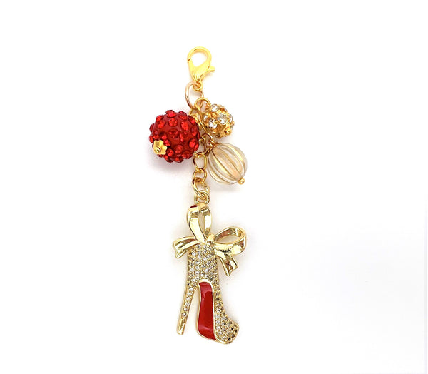 Red Bottom Shoe Charm Clip