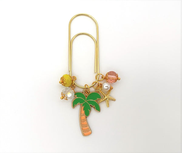 Beach Palm Tree or Cocktail Planner Paperclip