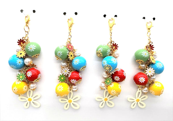 Flower Daisy Charm Clip