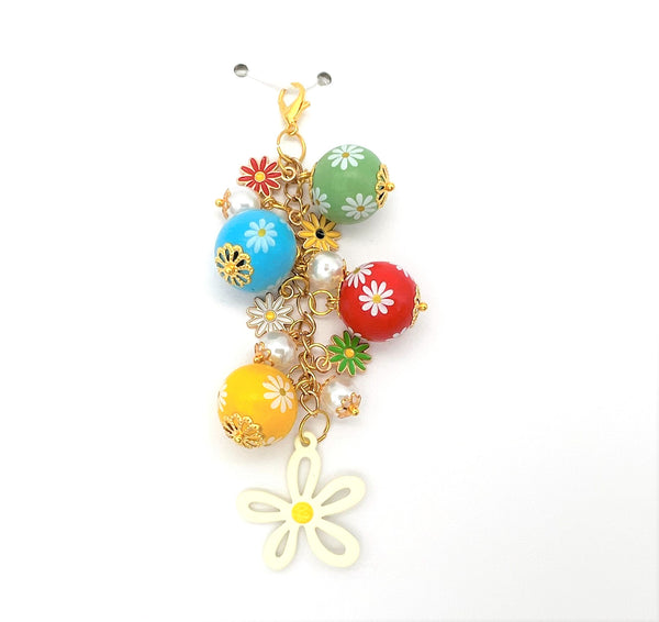 Flower Daisy Charm Clip