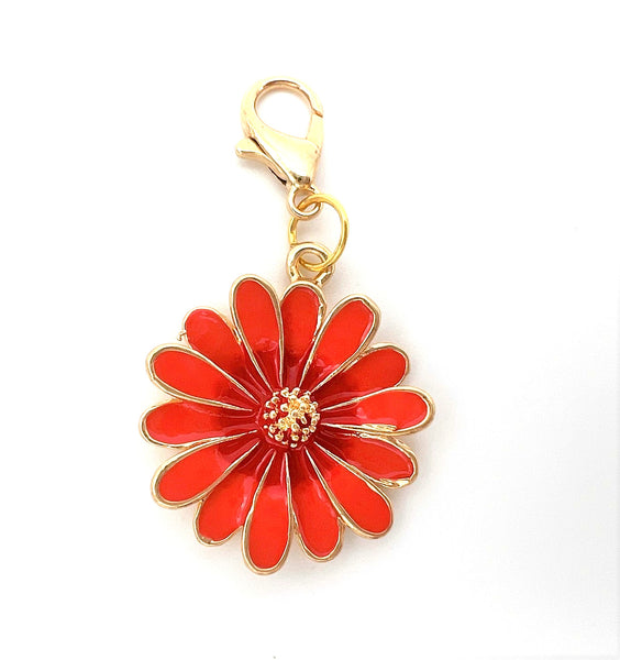 Flower Daisy Charm Clip