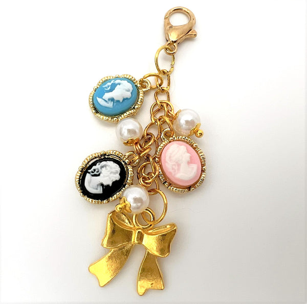 Cameo Silhouette Charm Clip or Paperclip