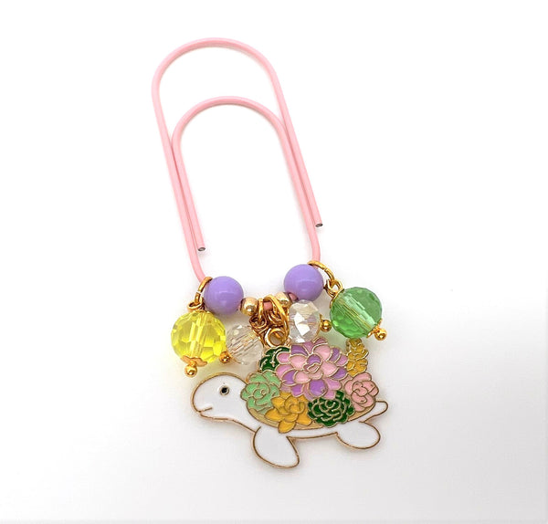 Turtle Charm Clip or Paperclip