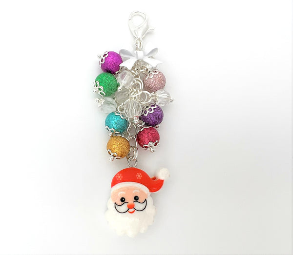 Christmas Santa Charm Clip