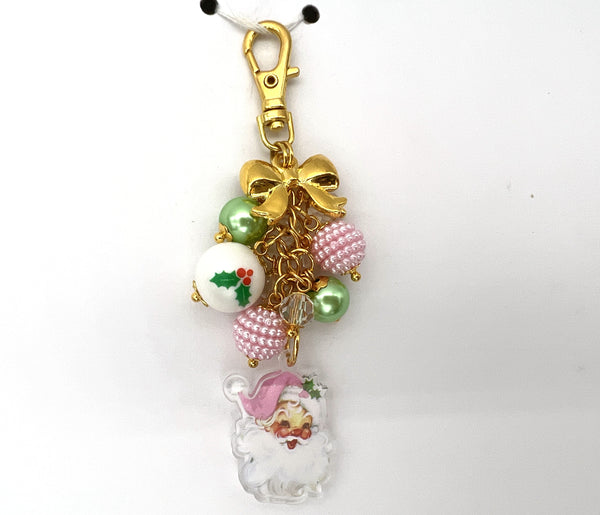 Christmas Santa Charm Clip or Paper Clip