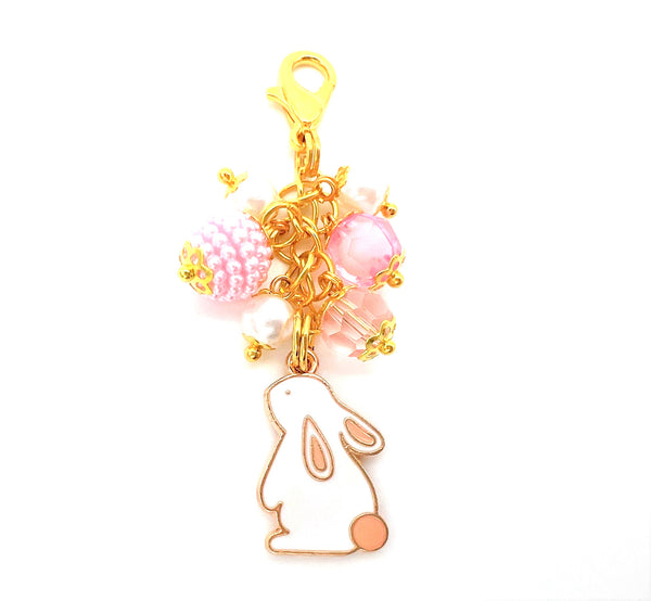 Easter Bunny Charm Clip or Paperclip