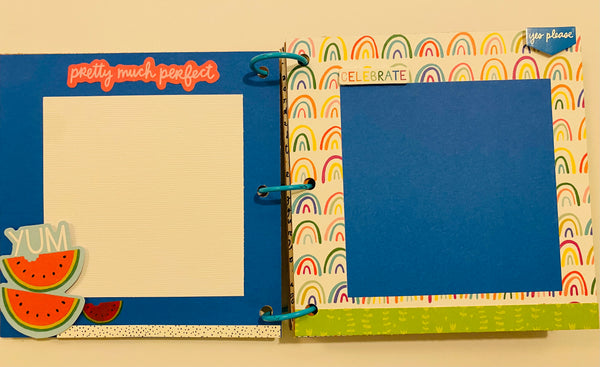 Premade Kid Scrapbook Photo Album