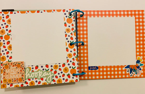 Premade Kid Scrapbook Photo Album