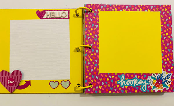 Premade Kid Scrapbook Photo Album