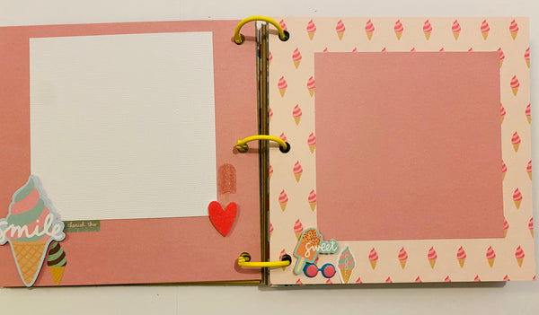Premade Kid Scrapbook Photo Album