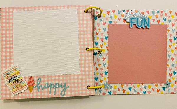 Premade Kid Scrapbook Photo Album