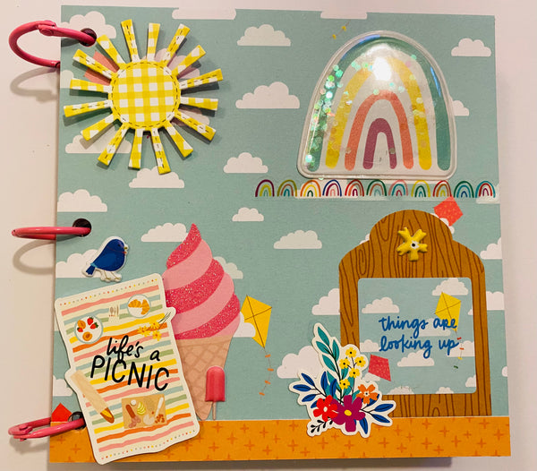 Premade Kid Scrapbook Photo Album