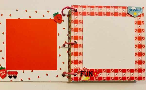 Premade Kid Scrapbook Photo Album