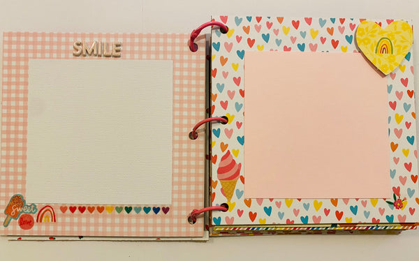 Premade Kid Scrapbook Photo Album