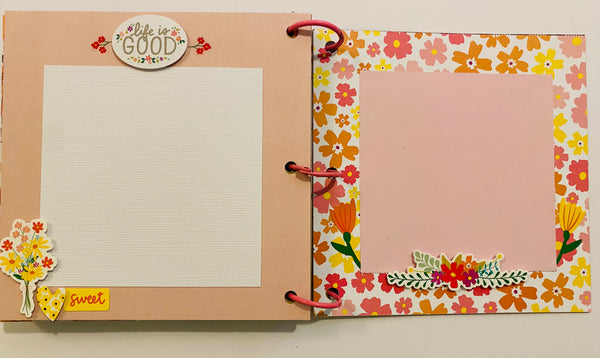 Premade Kid Scrapbook Photo Album