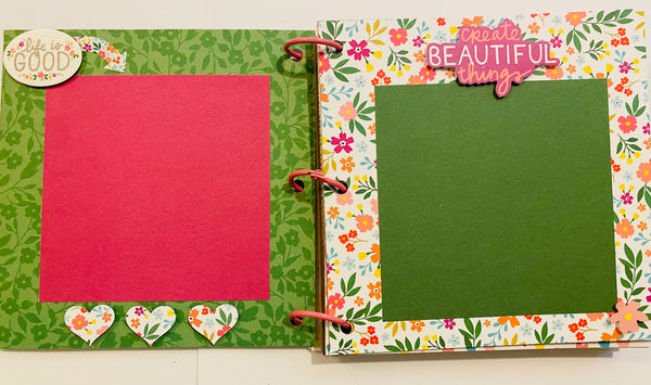 Premade Kid Scrapbook Photo Album