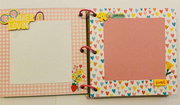 Premade Kid Scrapbook Photo Album