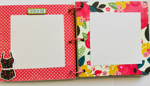 Premade Summer Scrapbook Photo Album