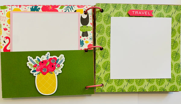 Premade Summer Scrapbook Photo Album