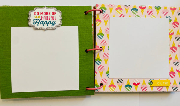 Premade Summer Scrapbook Photo Album