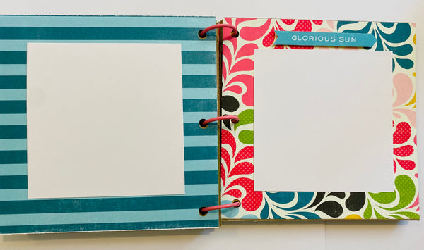 Premade Summer Scrapbook Photo Album
