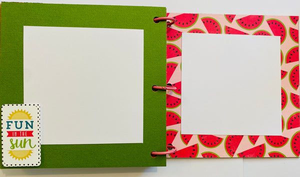 Premade Summer Scrapbook Photo Album