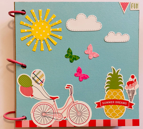 Premade Summer Scrapbook Photo Album