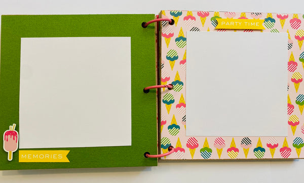 Premade Summer Scrapbook Photo Album