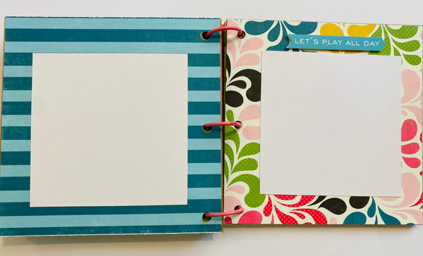 Premade Summer Scrapbook Photo Album