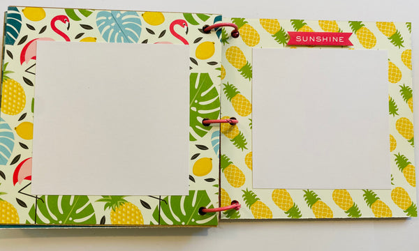 Premade Summer Scrapbook Photo Album