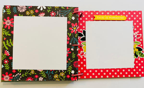 Premade Summer Scrapbook Photo Album
