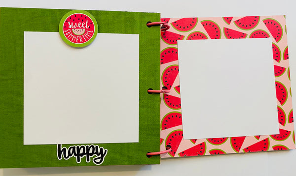 Premade Summer Scrapbook Photo Album