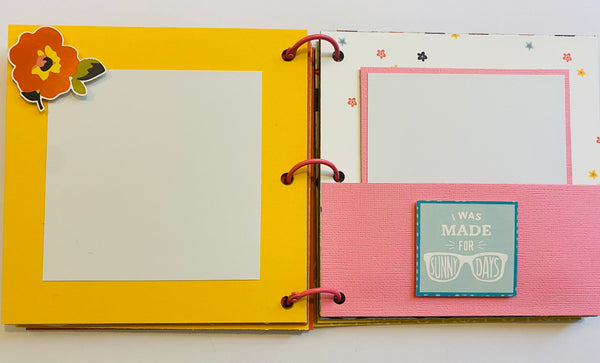 Premade Summer Scrapbook Photo Album